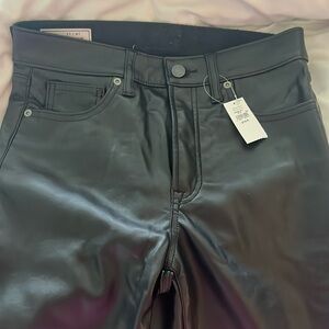 New -Gap faux leather Jeans